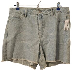 Blue Addition-Elle Women's Responsible Distressed Denim Shorts